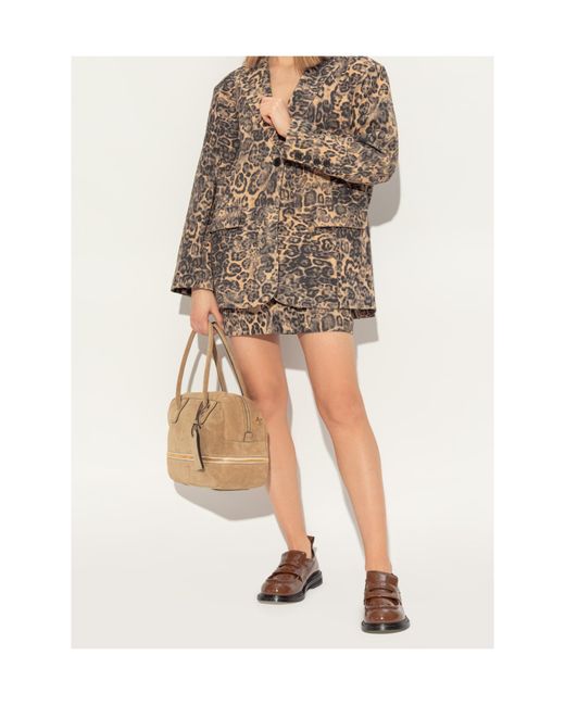 Moschino Brown Round Toe Loafers
