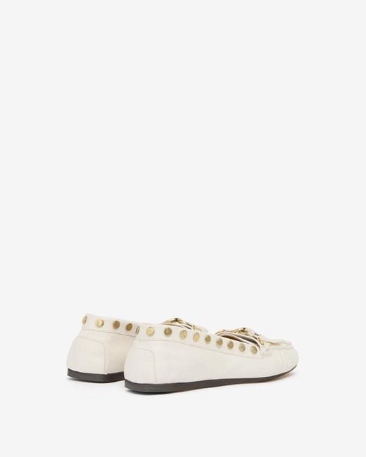 Isabel Marant Natural Faxel Loafers