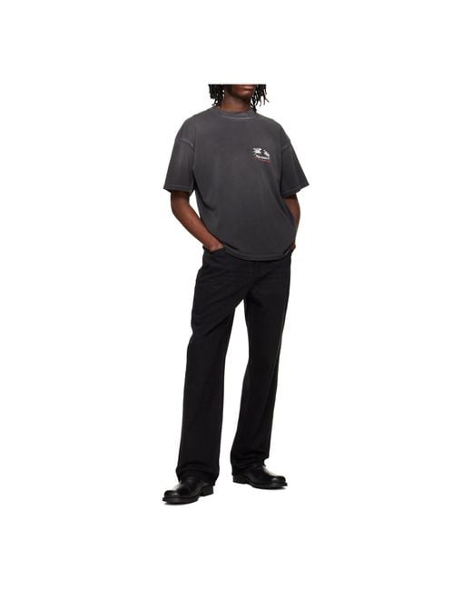 Represent Black Gas Station Graphic T-Shirt for men