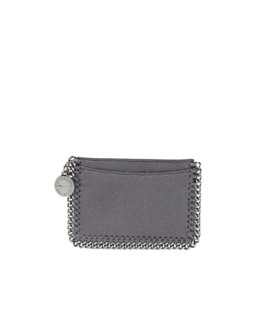 Stella McCartney Gray Falabella Zipped Cardholder