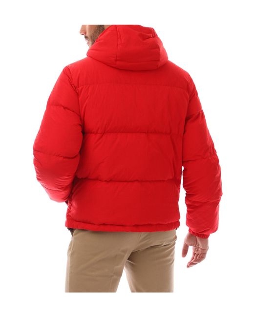 Lacoste Red Classic Warm Down Jacket for men