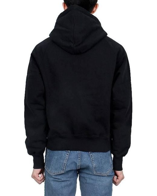AMI Black Long-Sleeved Sweater for men