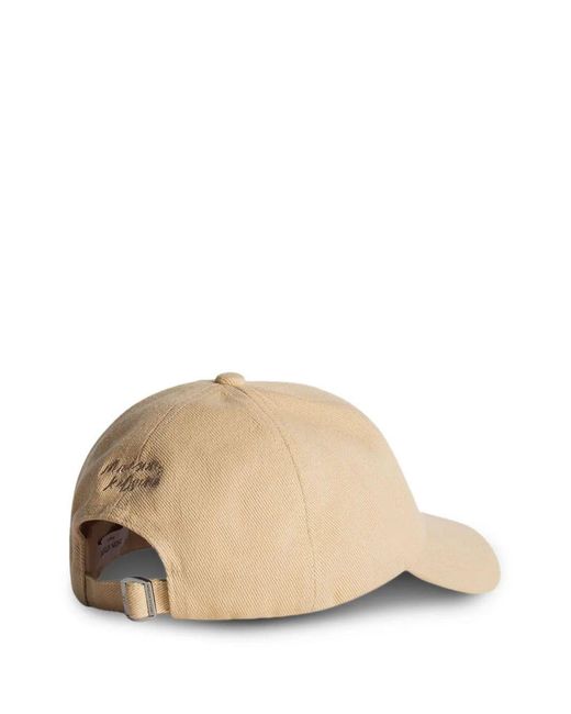 Maison Kitsuné Natural Maison Kitsuné Fox Head Cap for men