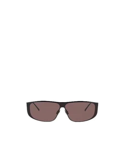Saint Laurent Brown Minimalist Dark Sunglasses
