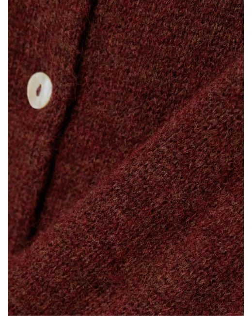 Doen Red Long-Sleeve Cardigan