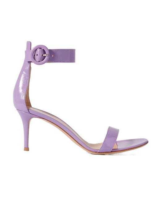 Gianvito Rossi Pink Portofino 70 Leather Sandals