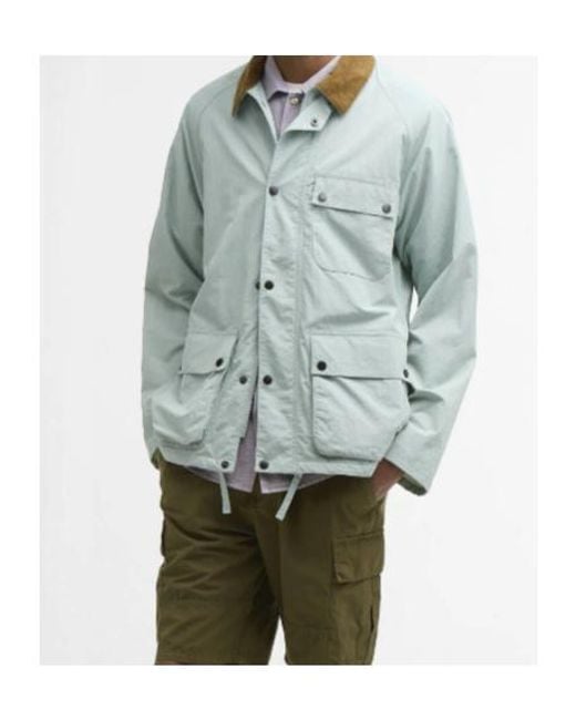 Barbour Green Modified Solway Showerproof Jacket for men