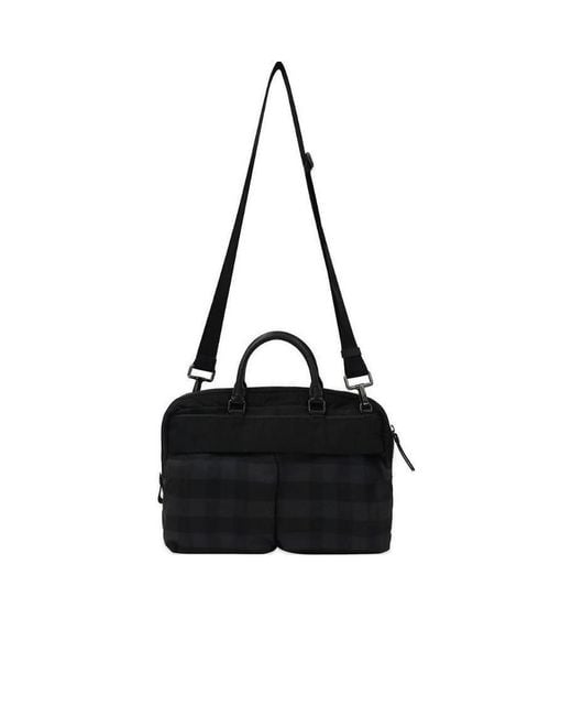 Burberry Black Logo Handbag for men