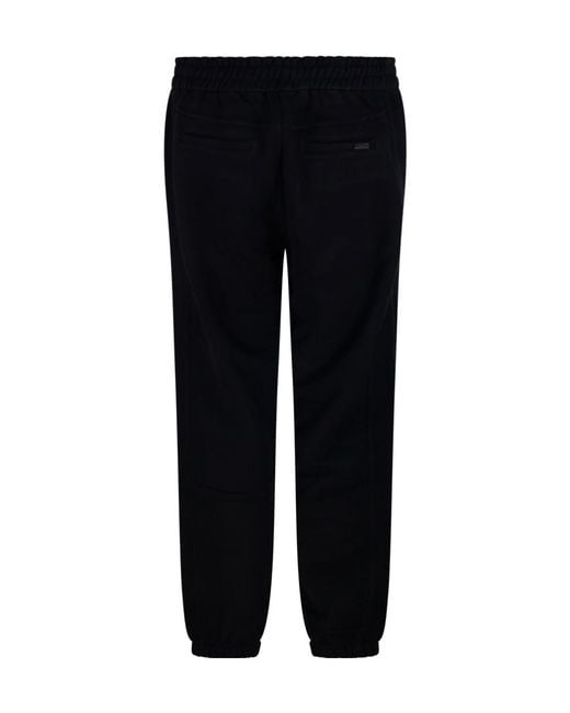 Saint Laurent Black Drawstring Slim Fit Pants for men