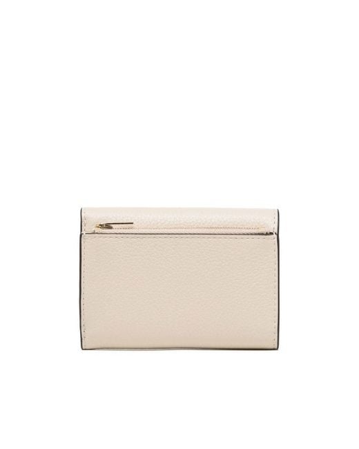 Mulberry Natural Continental Trifold Wallet