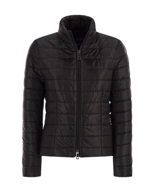 Fay Black 3-In-1 Double-Sided Cape Coat