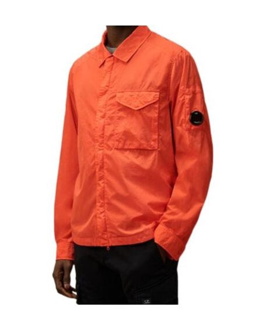 C P Company Orange Utility Jacket for men