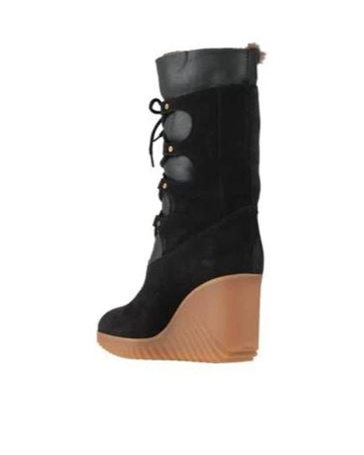 Chloé Black Two-Tone Color-Blocked Ankle Boots