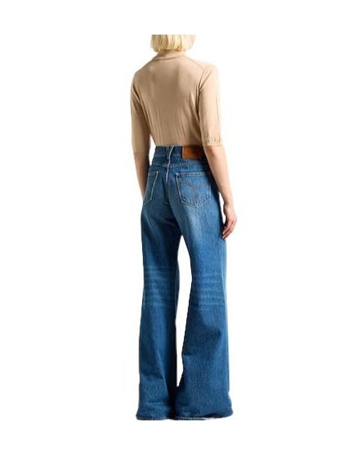 Max Mara Natural Solid Lightweight Wool Knit Top