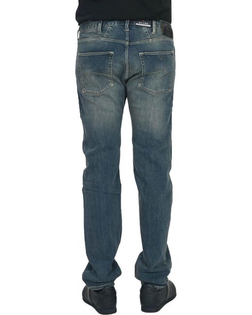 Armani Jeans Blue Five-Pocket Jeans for men