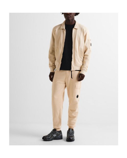 C P Company Natural Lens Pocket Joggers for men