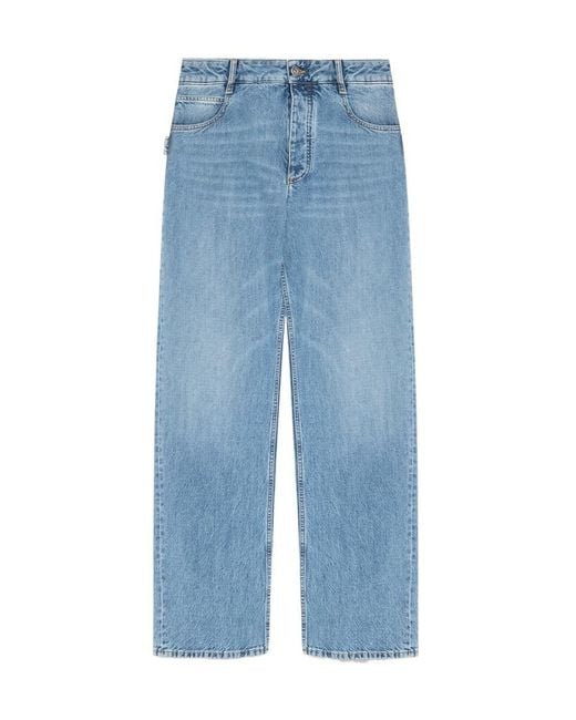 Bottega Veneta Blue Wide-Legged Jeans