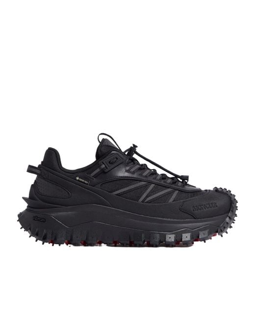 Moncler Black Trailgrip Gtx Lace-Up Sneakers for men