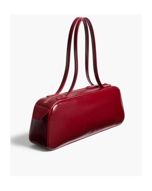 Khaite Red Simona Zipped Shoulder Bag