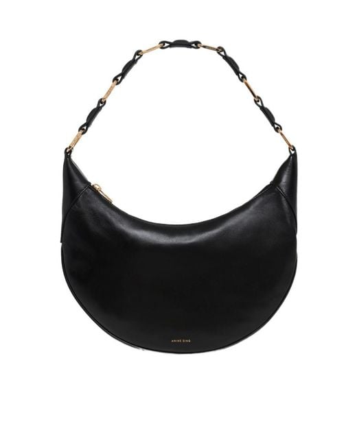 Anine Bing Black Kate Shoulder Bag