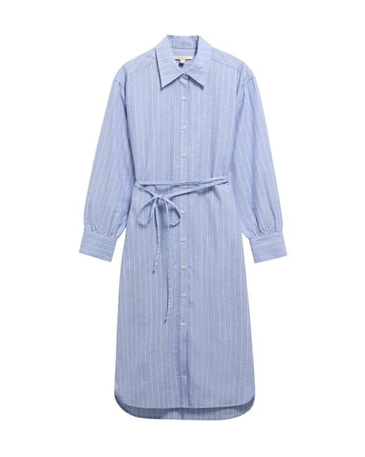 Barbour Blue Elegant Shirt Dress