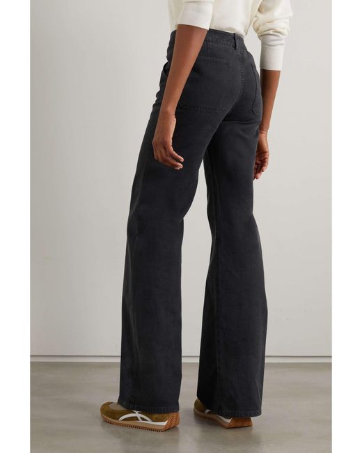 Nili Lotan Black Quentin Belt Loop Jeans