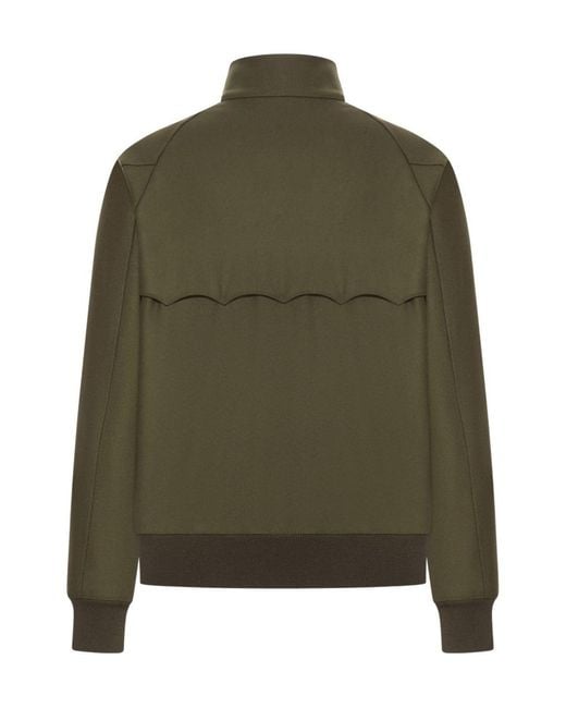 Baracuta Green High-Neck Jacket for men