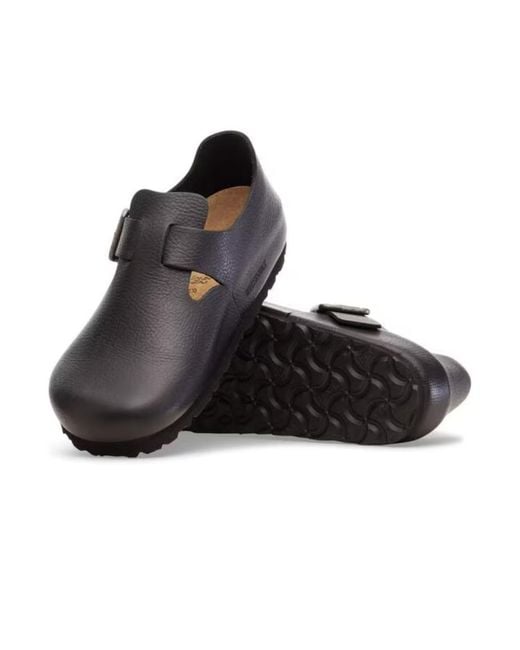 Birkenstock Brown London Wire Buckle Loafers for men