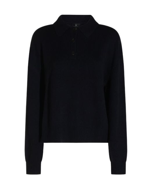 Anine Bing Black Long-Sleeved Sweater