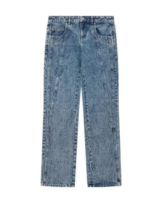 Isabel Marant Blue Isabel Marant Étoile Jaylis Straight Leg Jeans