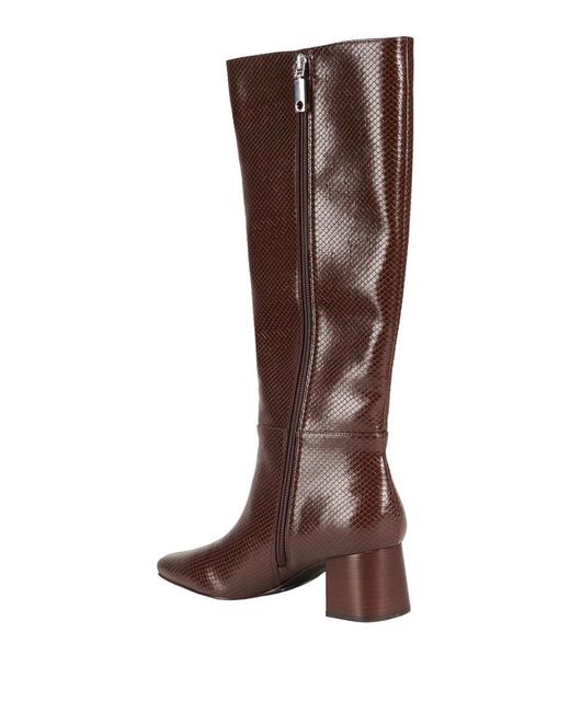 MAX&Co. Brown Chunky Heeled Boots