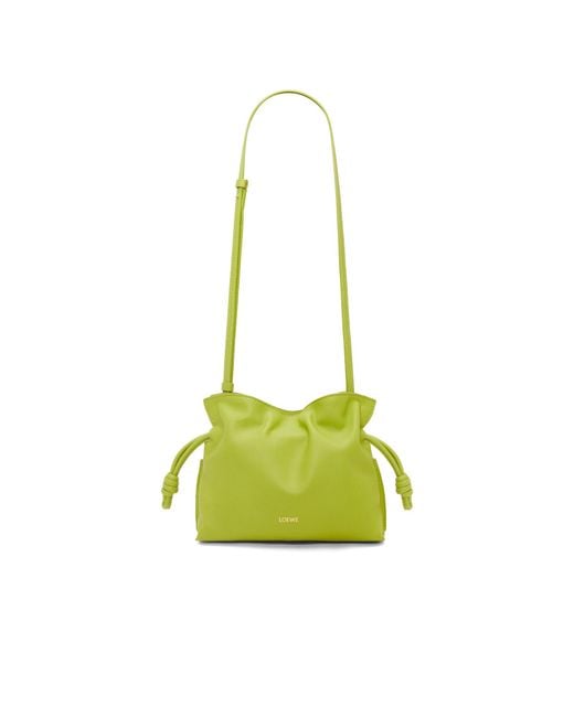 Loewe Green Mini Flamenco Clutch