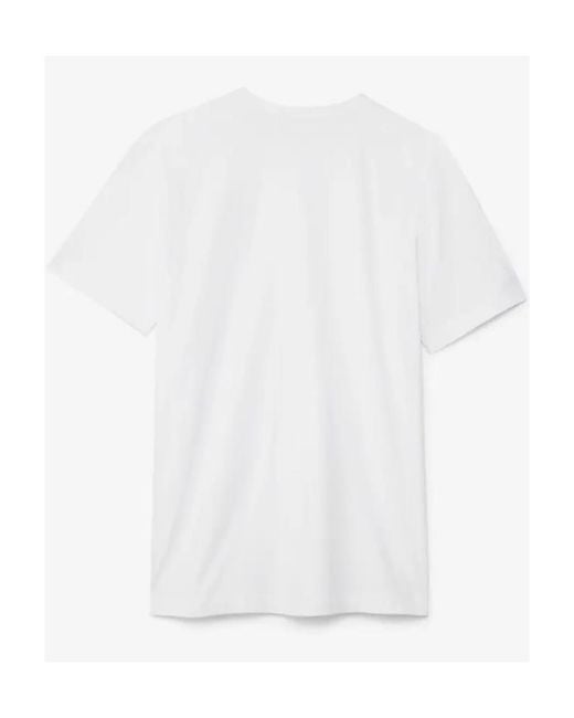 COMME DES GARÇONS PLAY White Logo Print T-Shirt for men
