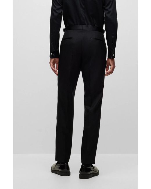 Boss Black H-Genius Slim-Fit Tailored Trousers for men