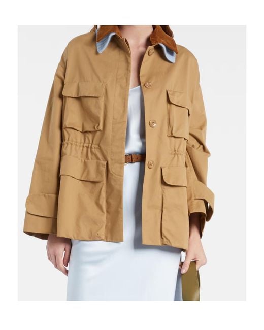 Dorothee Schumacher Brown Cotton Casual Jacket