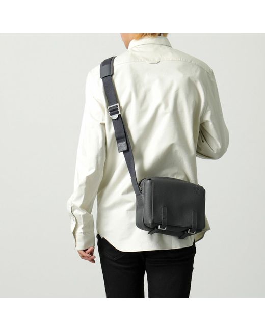 Loewe Gray Xs Military Zip-Up Shoulder Bag for men