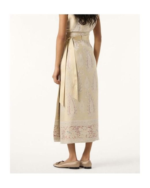 Loro Piana Natural Jenia Skirt