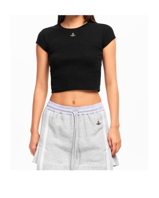 Vivienne Westwood Black Viv Mini Baby Tee
