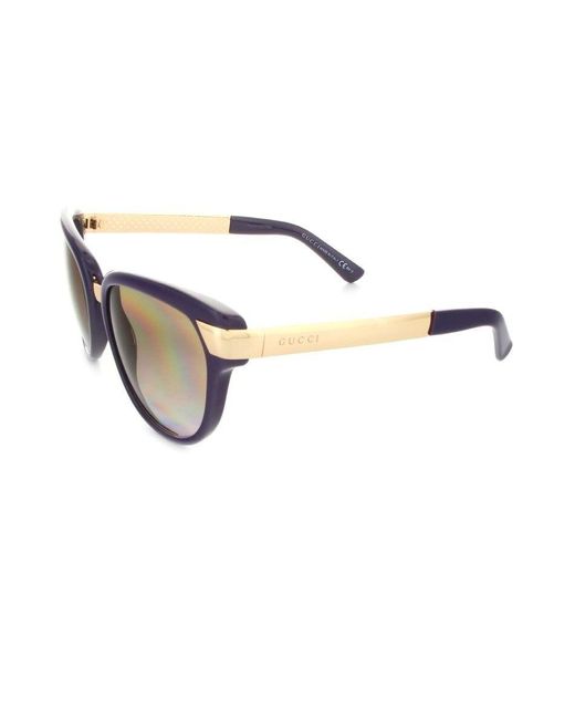 Gucci White Logo Details Sunglasses