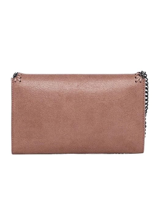 Stella McCartney Natural Falabella Chain Linked Crossbody Bag