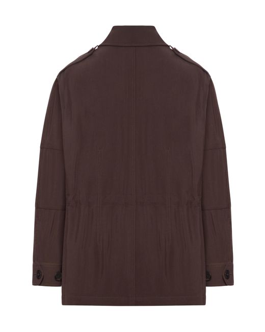 Tom Ford Brown Field Button-Up Jacket