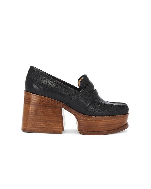 Gabriela Hearst Black Thick-Soled Loafers