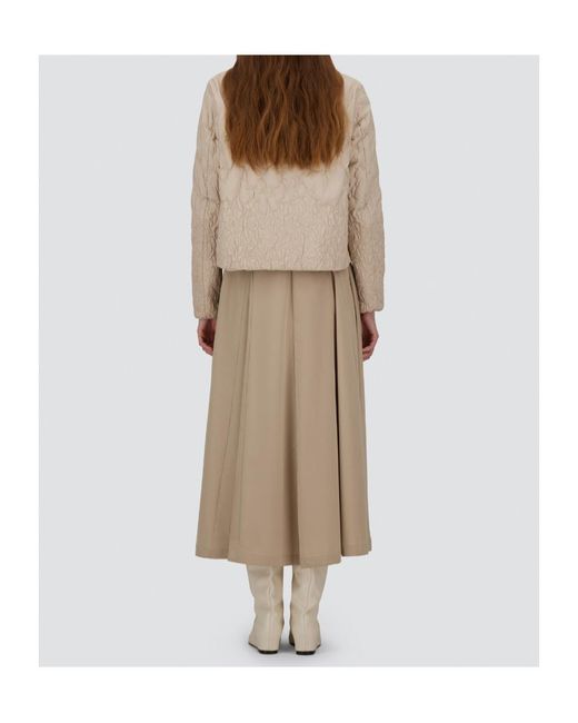 Herno Natural Quilted High-Neck Jacket