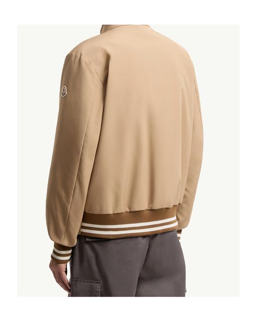 Moncler Natural Moncler Prieure Reversible Down Bomber Jacket for men
