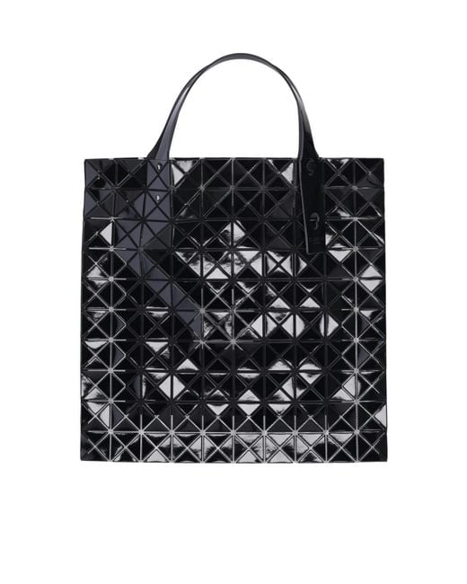 Issey Miyake Black Prism Top Handle Tote Bag