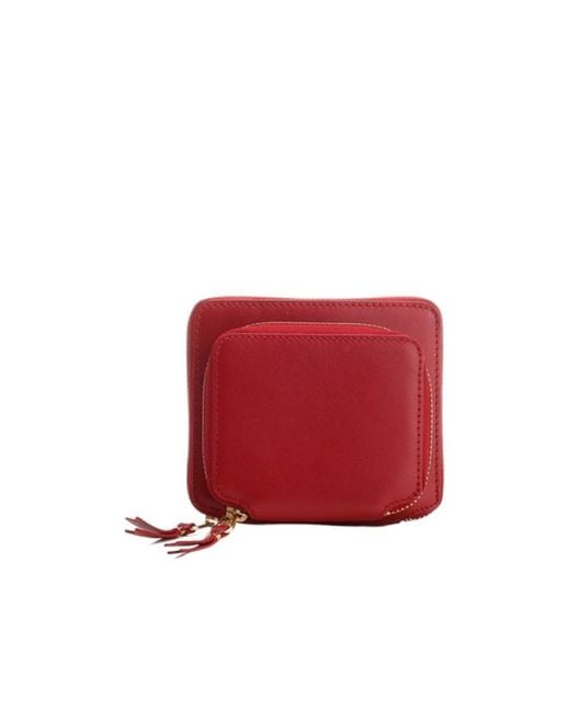 Comme des Garçons Red Comme Des Garçons Wallet Zipped Bi-Fold Wallet