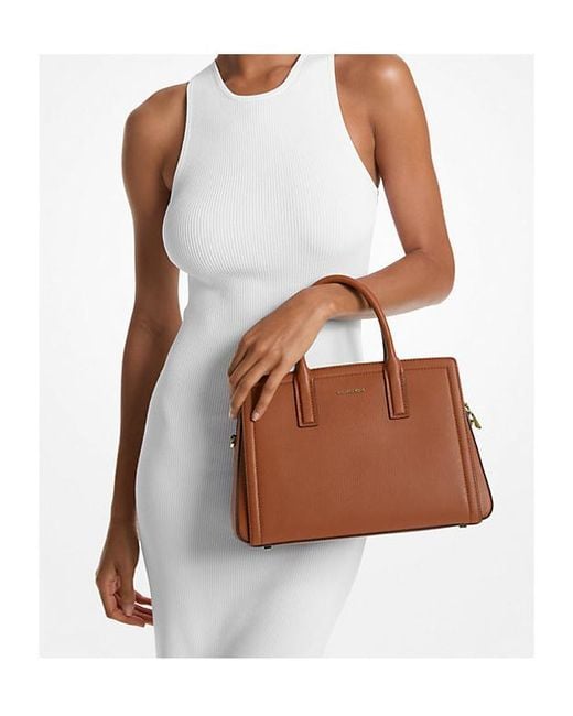 MICHAEL Michael Kors Brown Laila Medium Satchel Bag