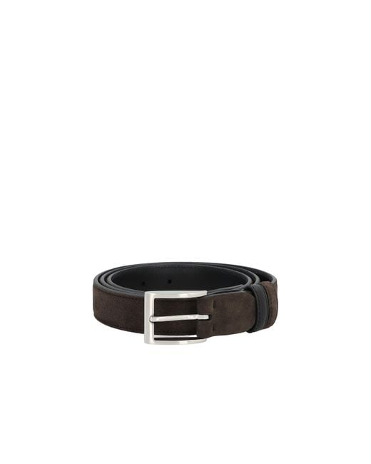 Hogan Black Logo Detailed Buckled Belt for men