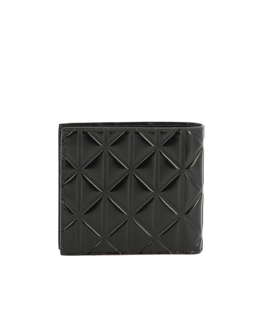 Prada Black Quilted Bi-Fold Wallet for men