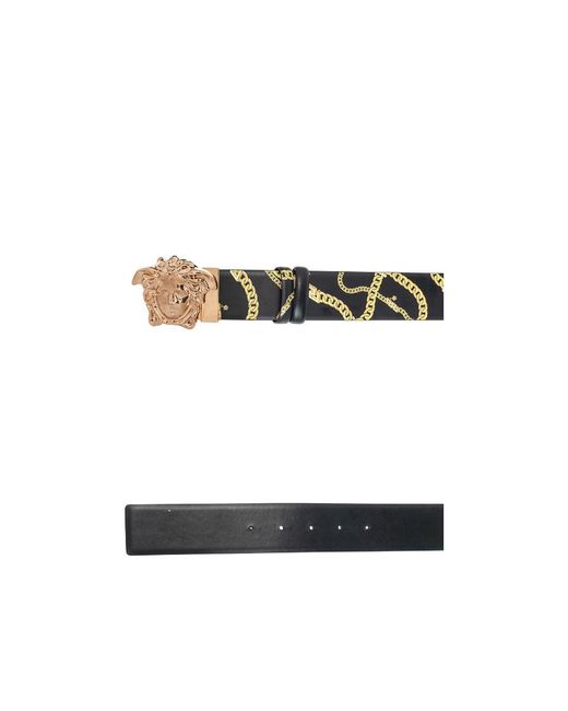 Versace White Medusa-Buckle Belt for men